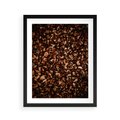 Plakat w ramie 40x50 - Jesienny Dywan - dywan z suchych liści, jesień - rama czarna