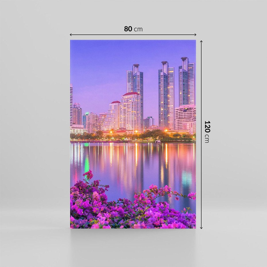 Obraz na płótnie 80x120 - Tajemnicza Azja - Bangkok, Azja