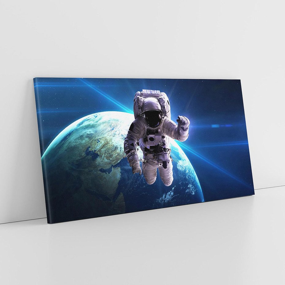 Obraz na płótnie 100x50 - Kosmiczna przygoda - kosmos, astronauta