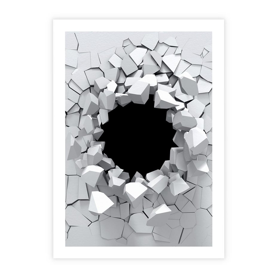 Plakat bez ramy 40x50 - Nowoczesna Abstrakcja - grafika, nowoczesna