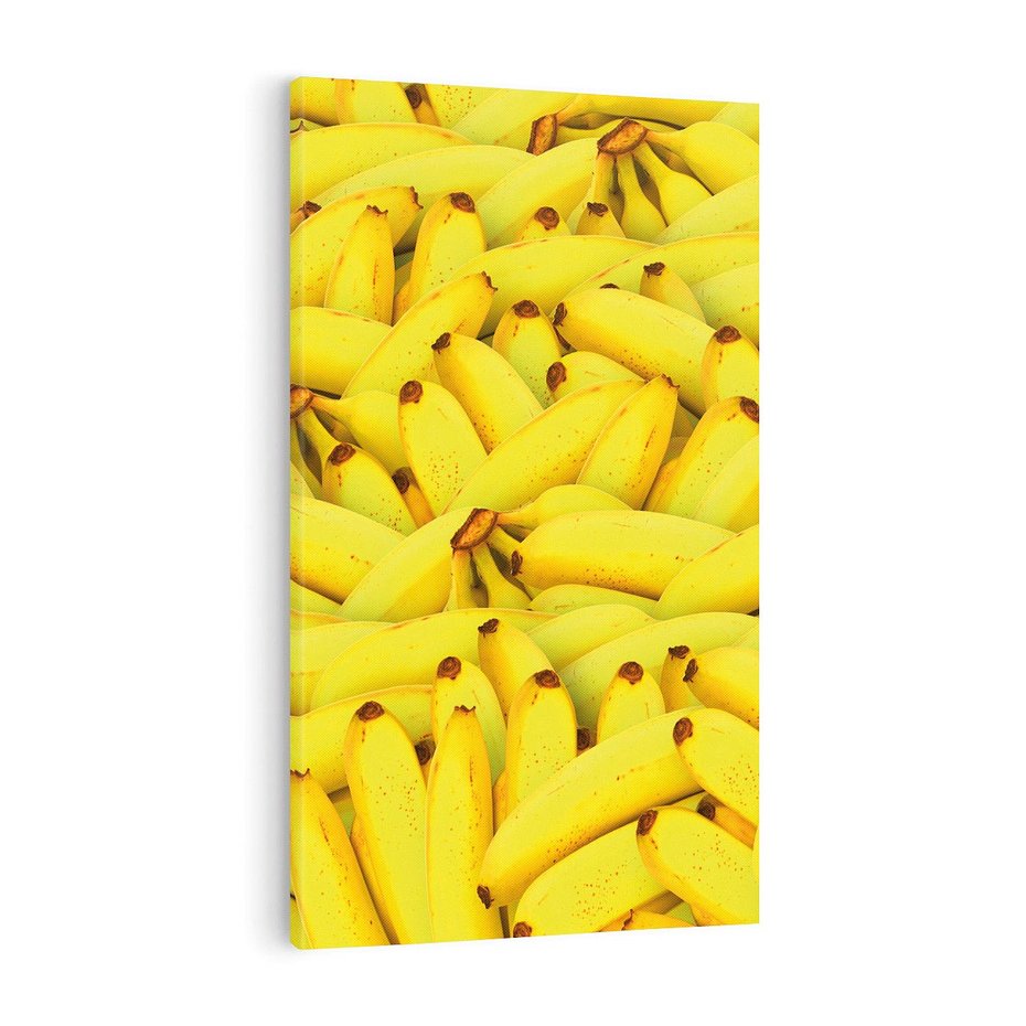 Obraz na płótnie 80x120 - Banany Owocowy Uśmiech - banany, owoce