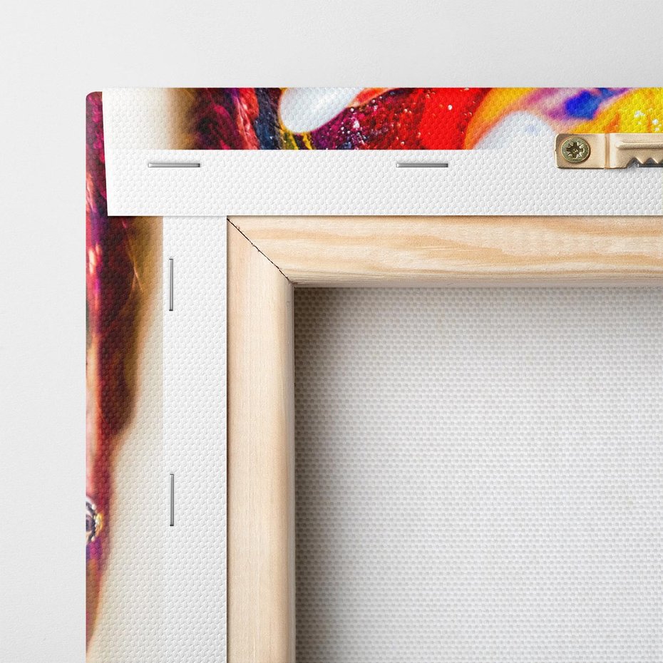 Obraz na płótnie 50x70 - Abstrakcyjna Magia Ciała - Bodypainting - abstrakcja, bodypainting