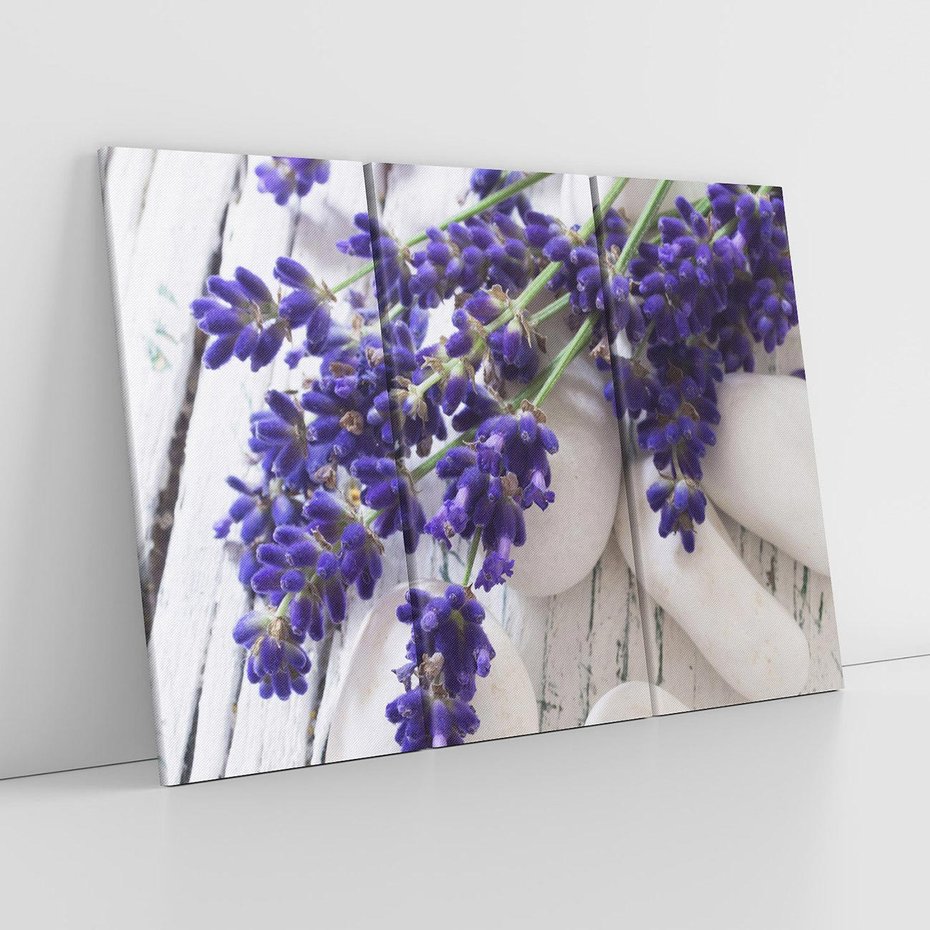 Obraz na płótnie 120x80 - relaks z aromatem - lawenda, spa