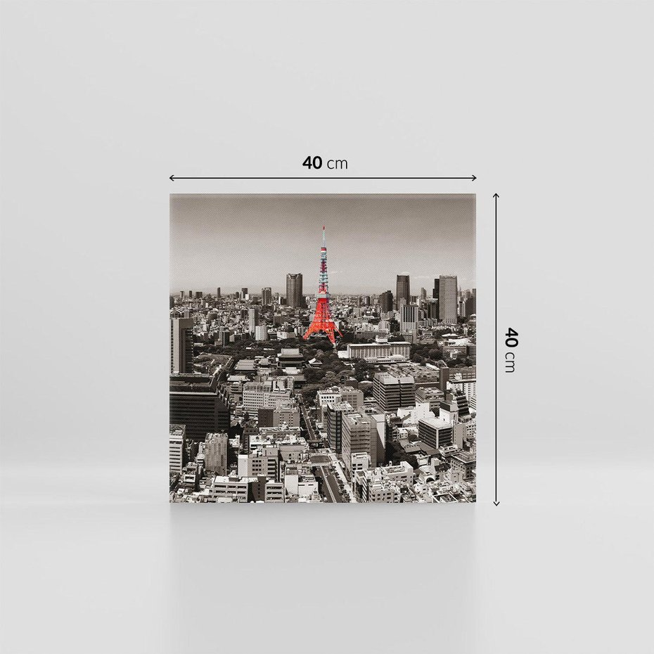 Obraz na płótnie 40x40 - Energia japońskiej stolicy - Tokio, Japonia