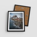 Plakat w ramie 40x50 - Skandynawia - górska odsłona - Skandynawia, góry - rama czarna