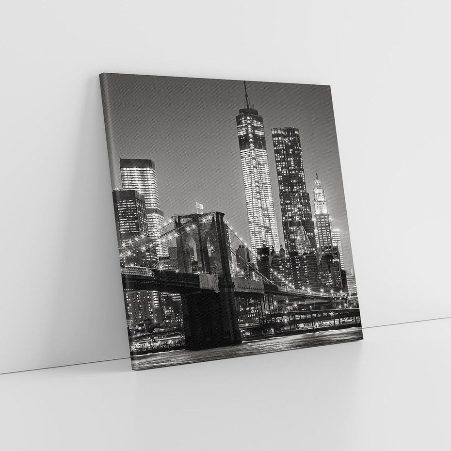 Obraz na płótnie 50x50 - Most nad Manhattańskim Skarbem - most, Nowy Jork