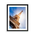 Plakat w ramie 40x50 - Eiffla - ikona Paryża - Eiffla, Paryż - rama czarna