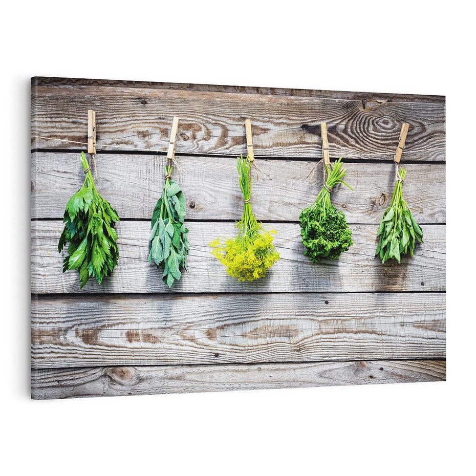 Obraz na płótnie 120x80 - Zielenina: Harmonia natury - zielenina