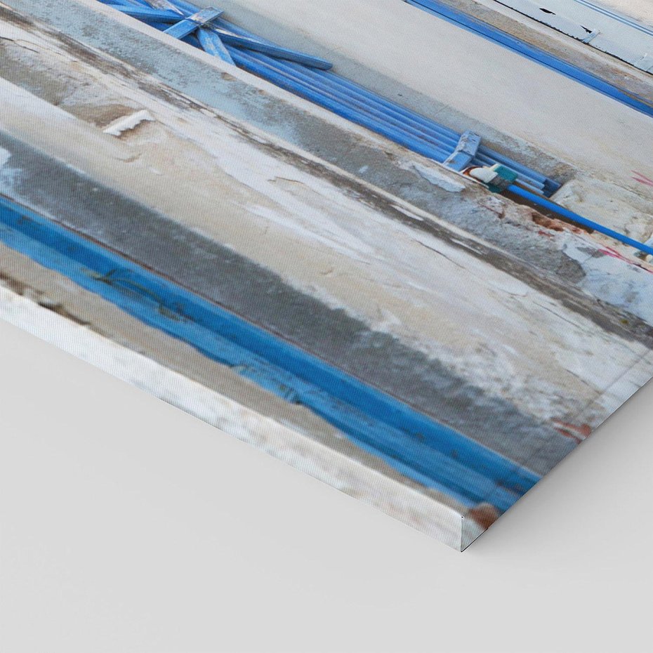 Obraz na płótnie 120x40 - Urok greckiej uliczki - Grecja, wyspa