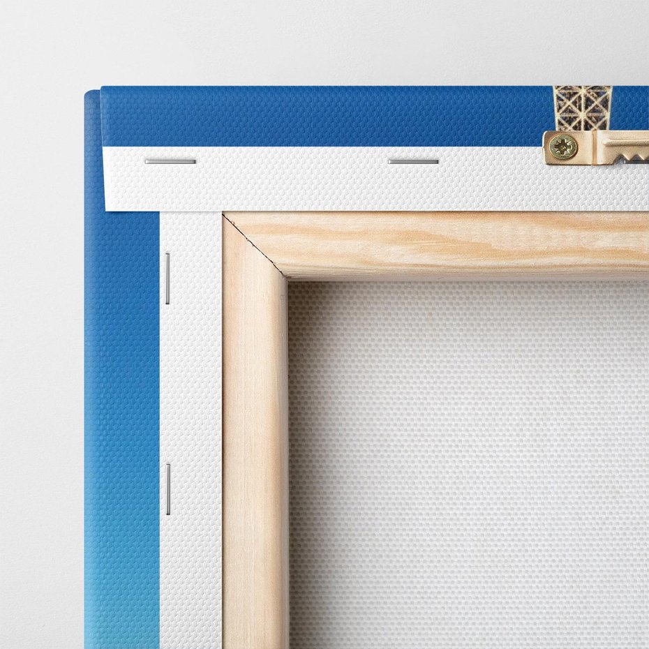 Obraz na płótnie 80x120 - Ikoniczny symbol miasta - wieża, Eiffla