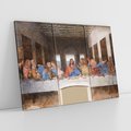 Obraz na płótnie 120x80 - "Ostatnia Wieczerza" (1495-1498) Leonardo da Vinci - Reprodukcja - reprodukcja, obraz na płótnie