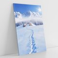 Obraz na płótnie 50x70 - Magia zimowych gór - zima, góry