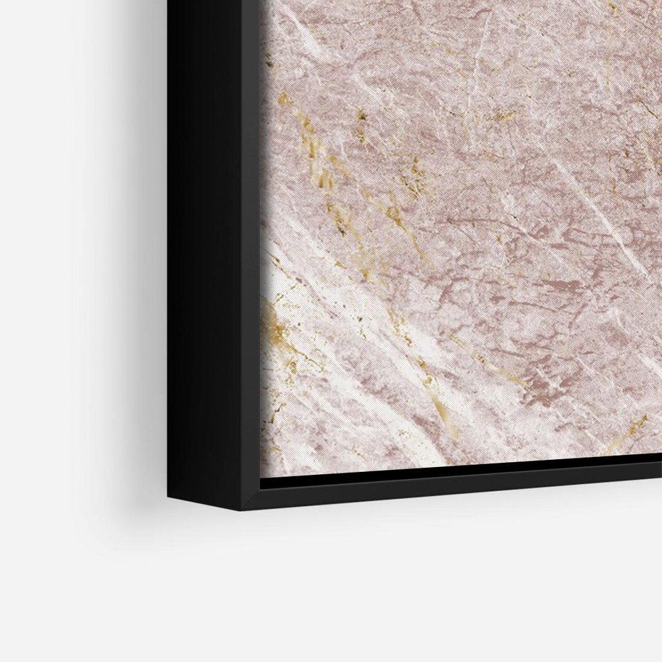 Obraz w ramie 100x70 - Wyjątkowa Stylizacja - marmur, złoto - rama czarna