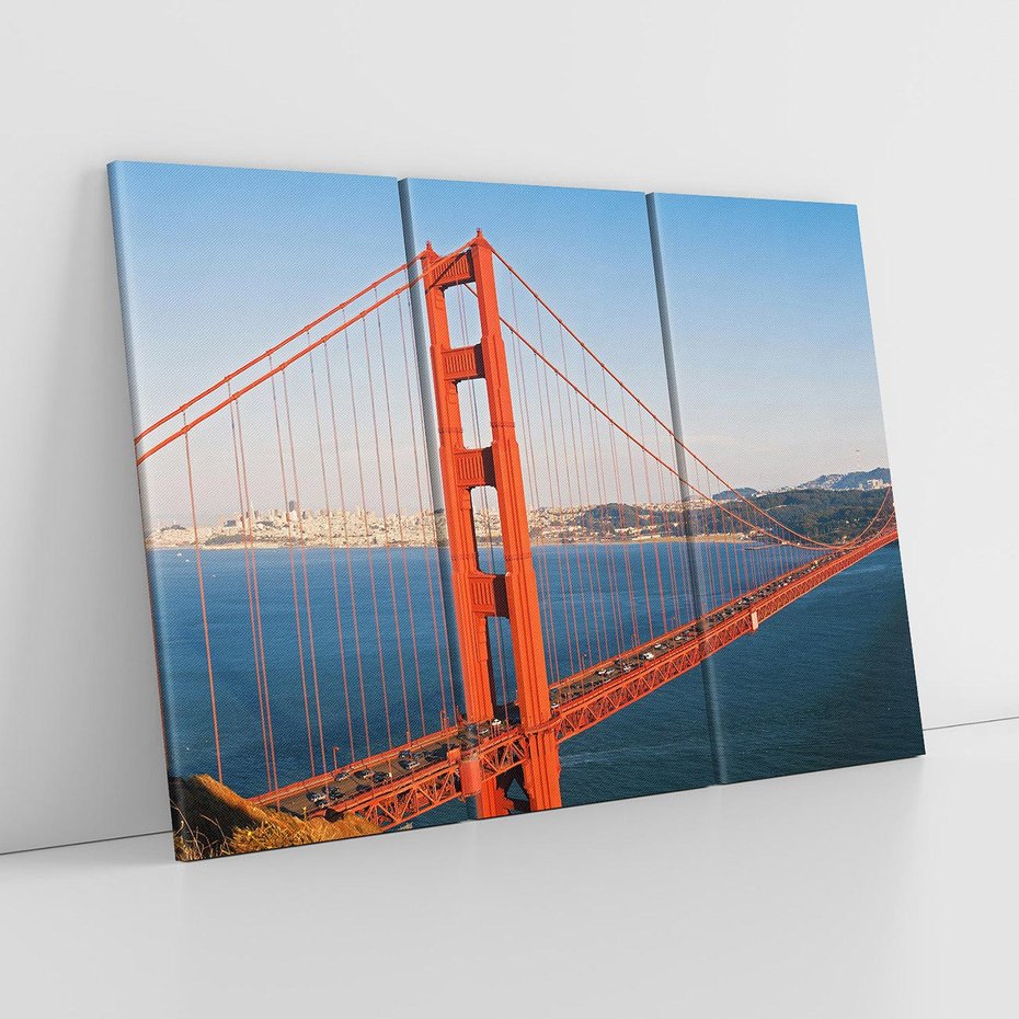 Obraz na płótnie 120x80 - Golden Gate San Francisco - Golden Gate, San