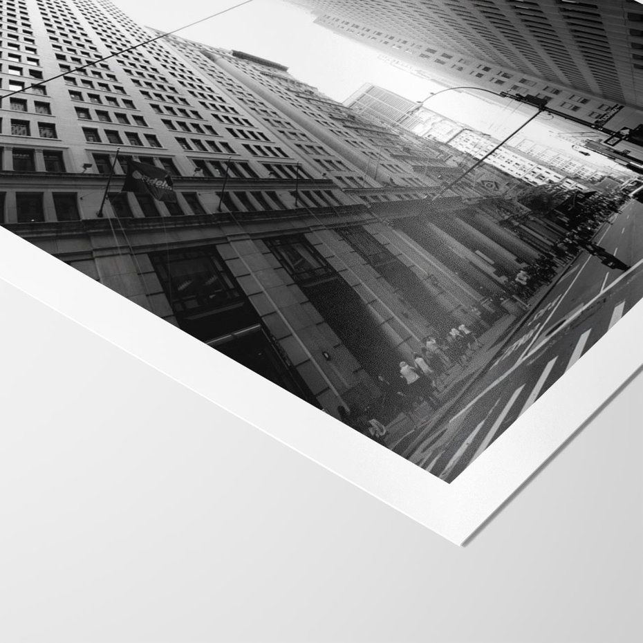 Plakat bez ramy 40x50 - Miejskie Wieże - miasto, wieżowce