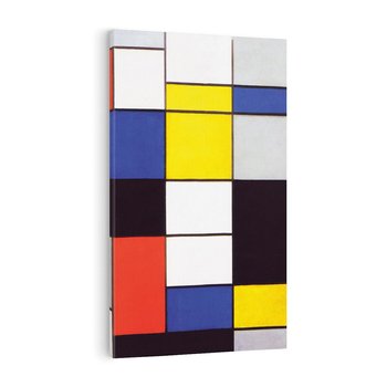 Obraz na płótnie 80x120 - Kompozycja A (1920), Piet Mondrian - Reprodukcja - reprodukcja, obraz na płótnie