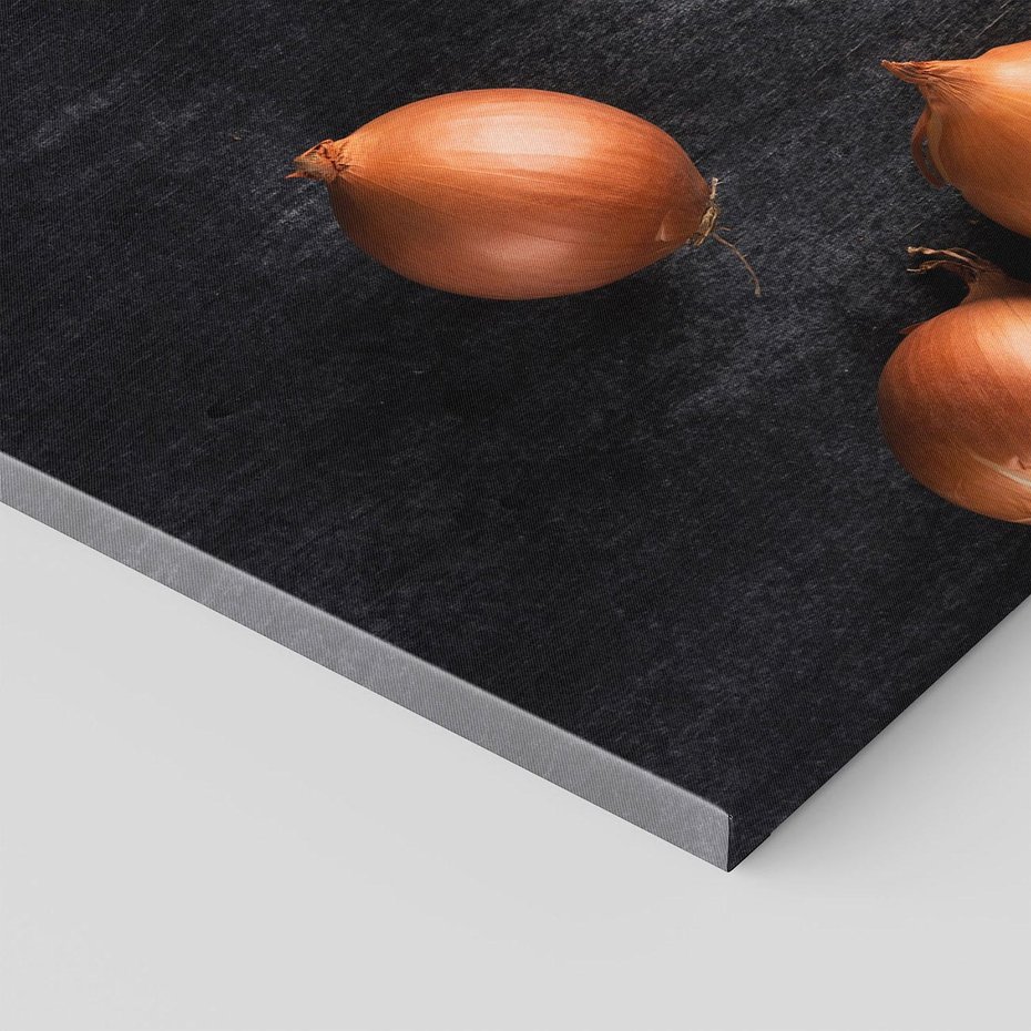 Obraz na płótnie 70x50 - Aromatyczne Inspiracje - cebula, kuchnia