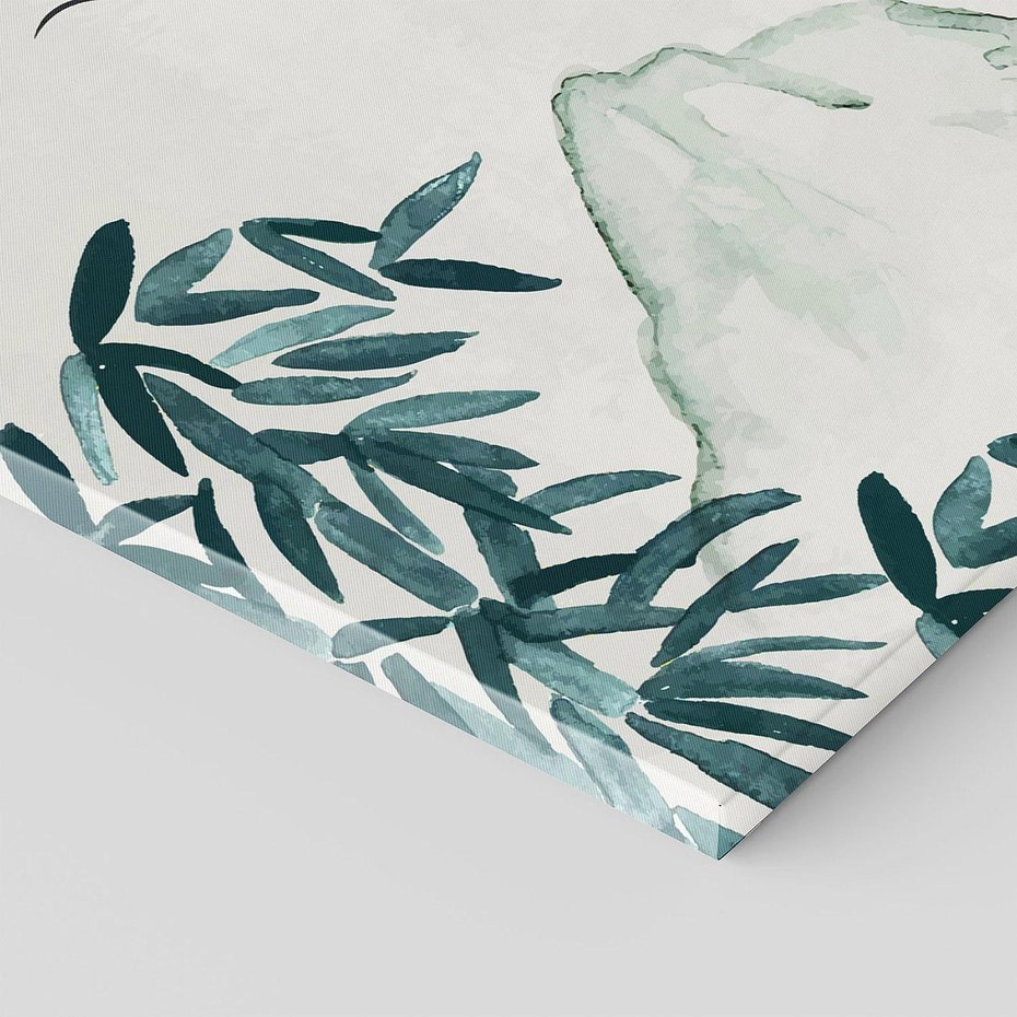 Obraz na płótnie 100x50 - Słońce nad Górami - japoński krajobraz, góry