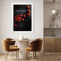 Plakat w ramie 30x40 - Świeżość Smaku - pomidory, kuchnia - rama biała