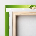 Obraz na płótnie 30x30 - Relaksacyjne SPA: Kamienie i bambus - SPA, kamienie