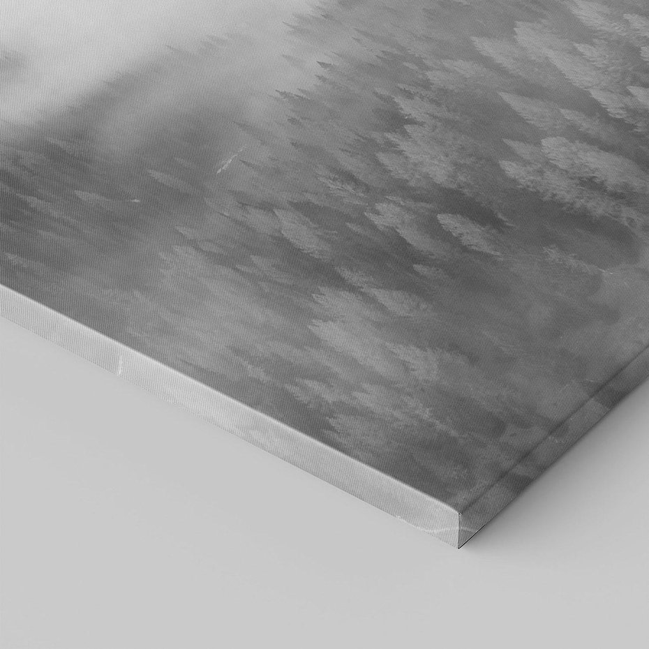 Obraz na płótnie 70x100 - Szare Góry - zamglony krajobraz, las