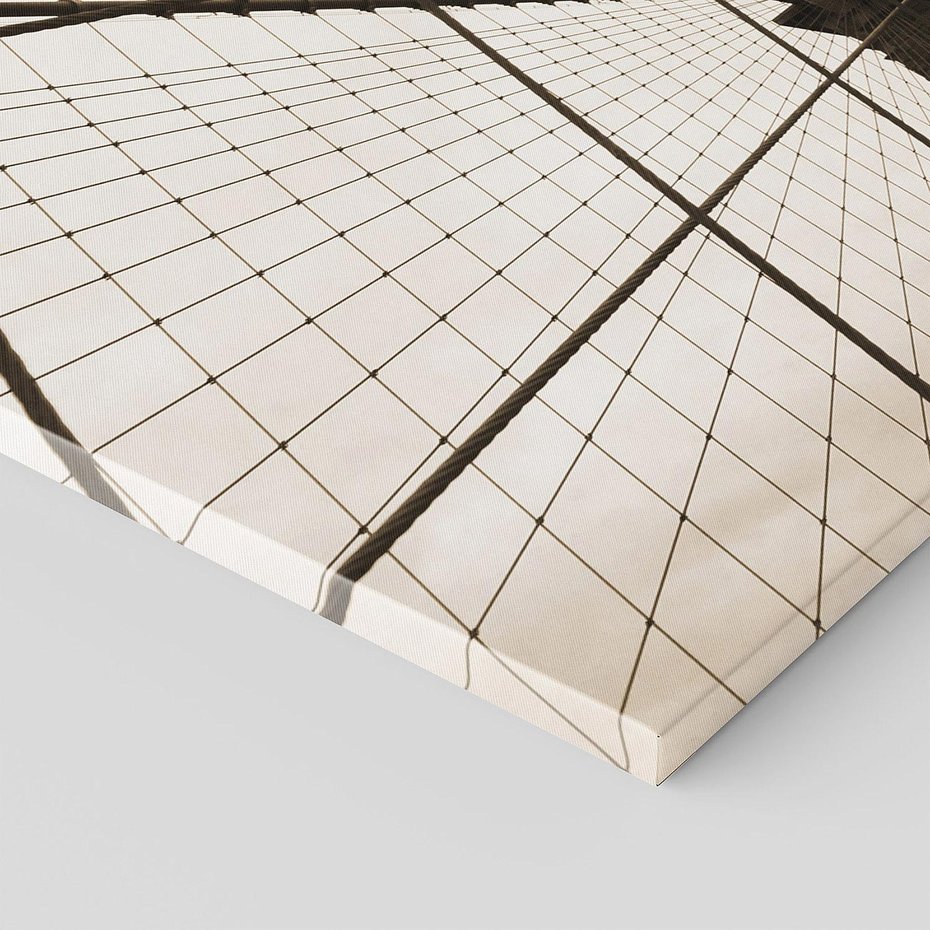 Obraz na płótnie 140x70 - Most z linami pod niebem - USA - most, liny