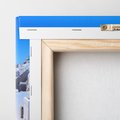 Obraz na płótnie 120x80 - Magia Santorini: Morze i widok na Grecję - Santorini, Grecja