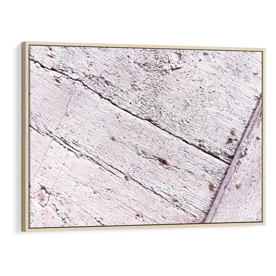 Obraz w ramie 70x50 - Nowoczesna Elegancja - beton, struktura - rama drewno