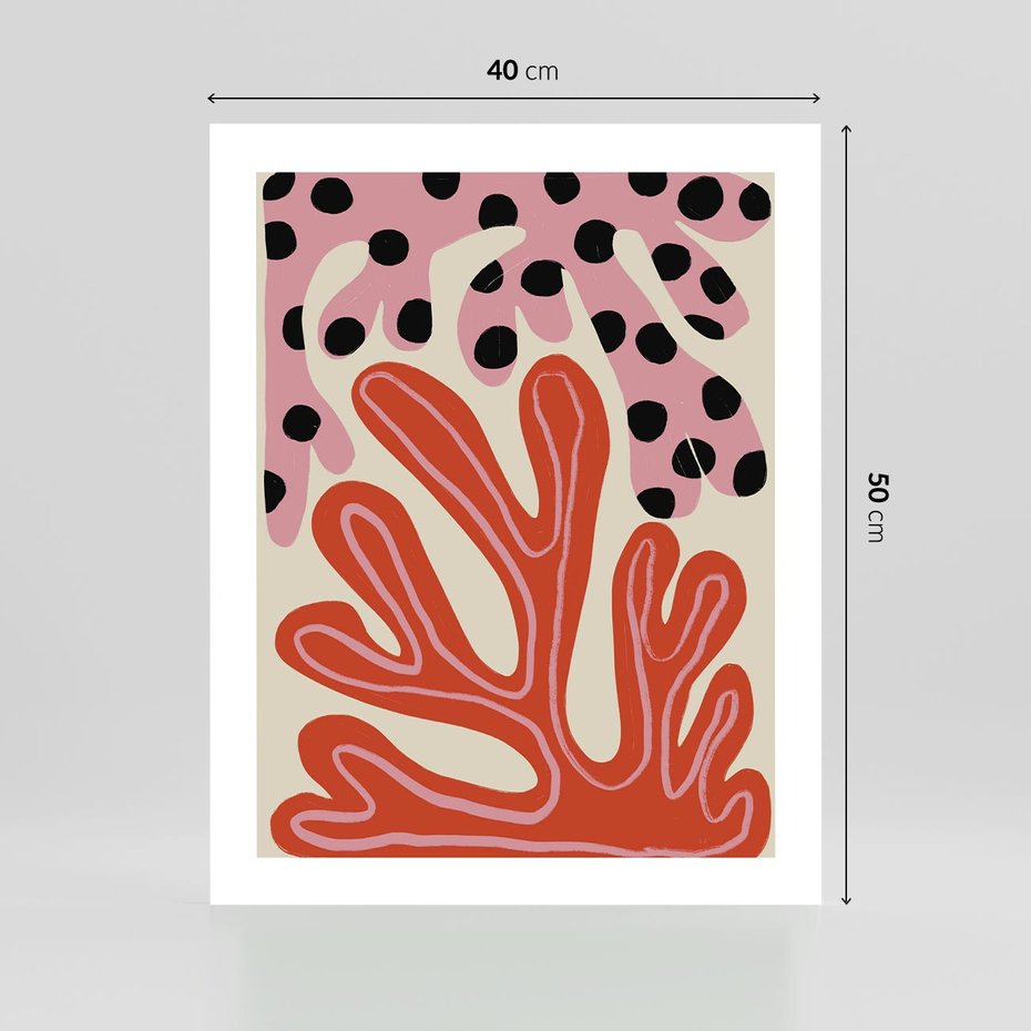 Plakat bez ramy 40x50 - Księga Pastelowych Impulsów - abstrakcyjny obraz, plakat