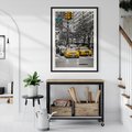 Plakat bez ramy 40x50 - Taksówki w Nowym Jorku - taksówki, Nowy Jork