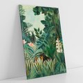 Obraz na płótnie 50x70 - "The Equatorial Jungle " (1909) Henri Rousseau - Reprodukcja - reprodukcja, obraz na płótnie