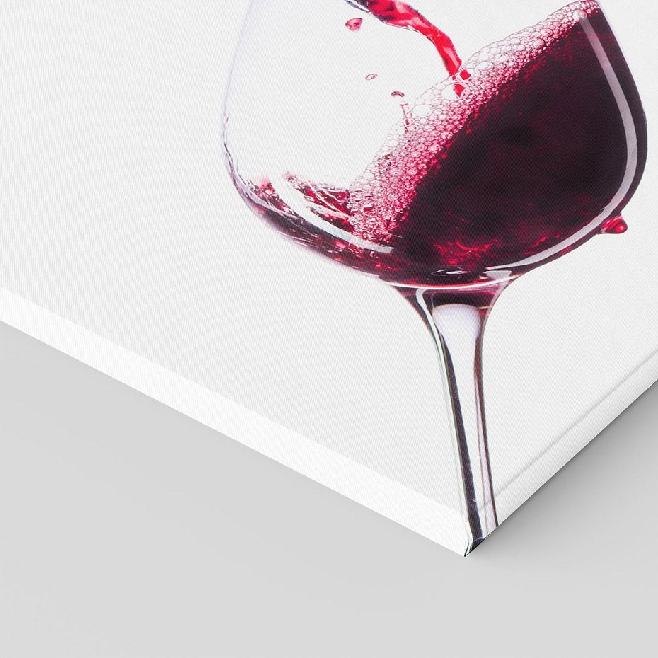 Obraz na płótnie 120x80 - Radość w smaku wina - wino