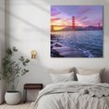 Obraz na płótnie 30x30 - Golden Gate - San Francisco - Golden Gate, San