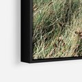 Obraz w ramie 50x70 - Harmonia Natury - widok z wydm, wydmy porośnięte trawami - rama czarna