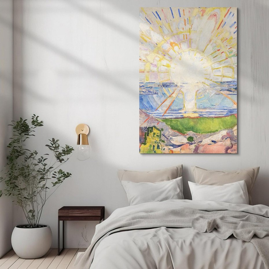 Obraz na płótnie 50x70 - "Solenintro" (1912-1913) Edvard Munch - Reprodukcja - reprodukcja, obraz na płótnie