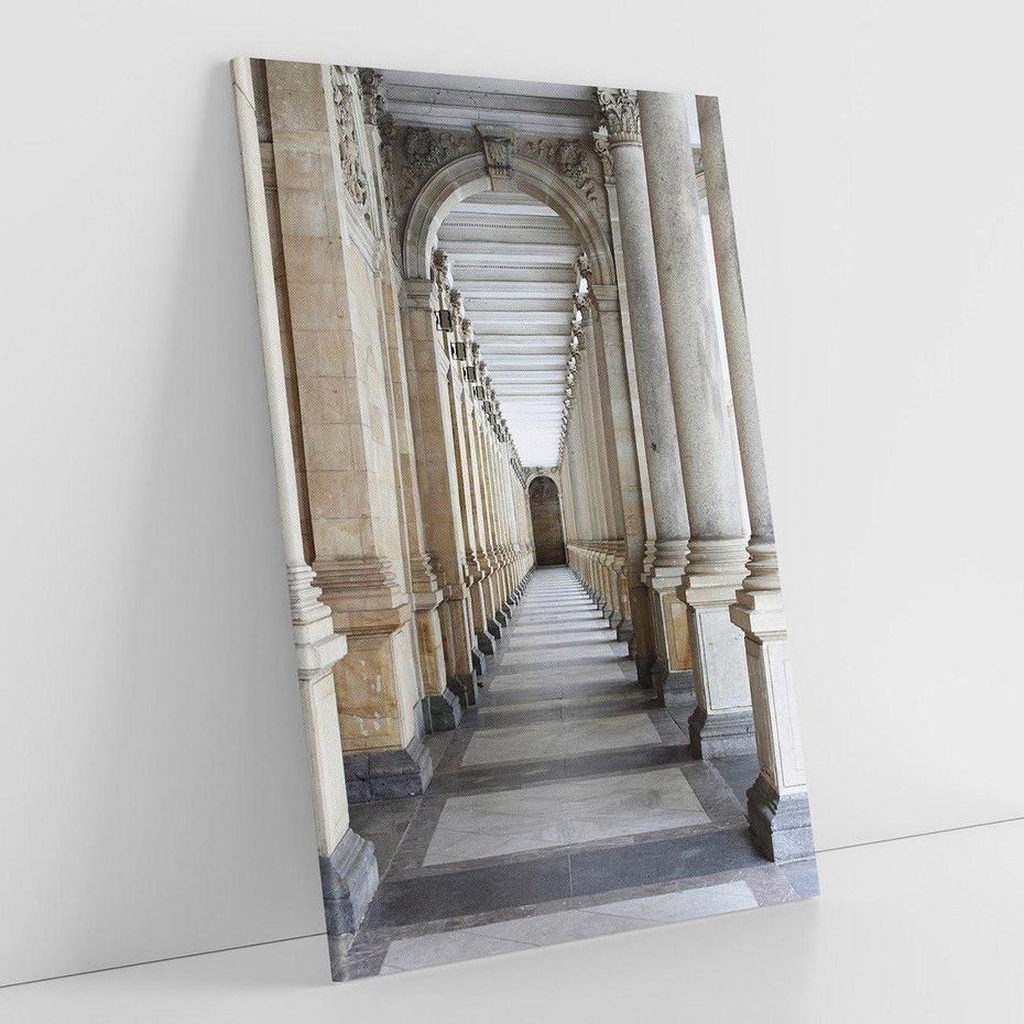 Obraz na płótnie 50x70 - Uroki Kolumn - kolumny, architektura