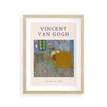 Plakat w ramie 30x40 - Reprodukcja van Gogha - vincent van gogh, reprodukcja - rama drewno