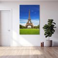 Obraz na płótnie 80x120 - Eiffla: symbole Paryża - Eiffla, Paryż