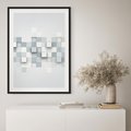 Plakat bez ramy 30x40 - Trójwymiarowe formy geometryczne - geometria, 3D