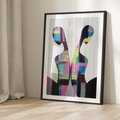 Plakat bez ramy 21x30 - Nowa Era - abstrakcyjny plakat, nowoczesna sztuka