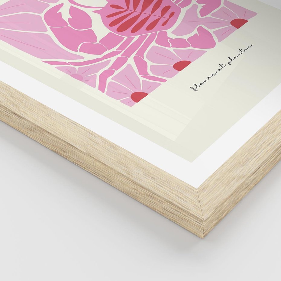 Plakat w ramie 40x50 - Rozświetlone Impresje - abstrakcyjny plakat, krab - rama drewno