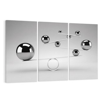 Obraz na płótnie 120x80 - Kolorowe kule abstrakcji - kule, kulki