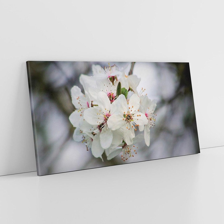 Obraz na płótnie 120x60 - Kwiatowa harmonia w tonacji pastelowej - kwiat, kwiaty