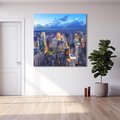 Obraz na płótnie 40x40 - Energia wielkiego miasta - Nowy Jork, NY