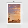 Plakat bez ramy 21x30 - Statua wolności w Nowym Jorku - Nowy Jork, statua