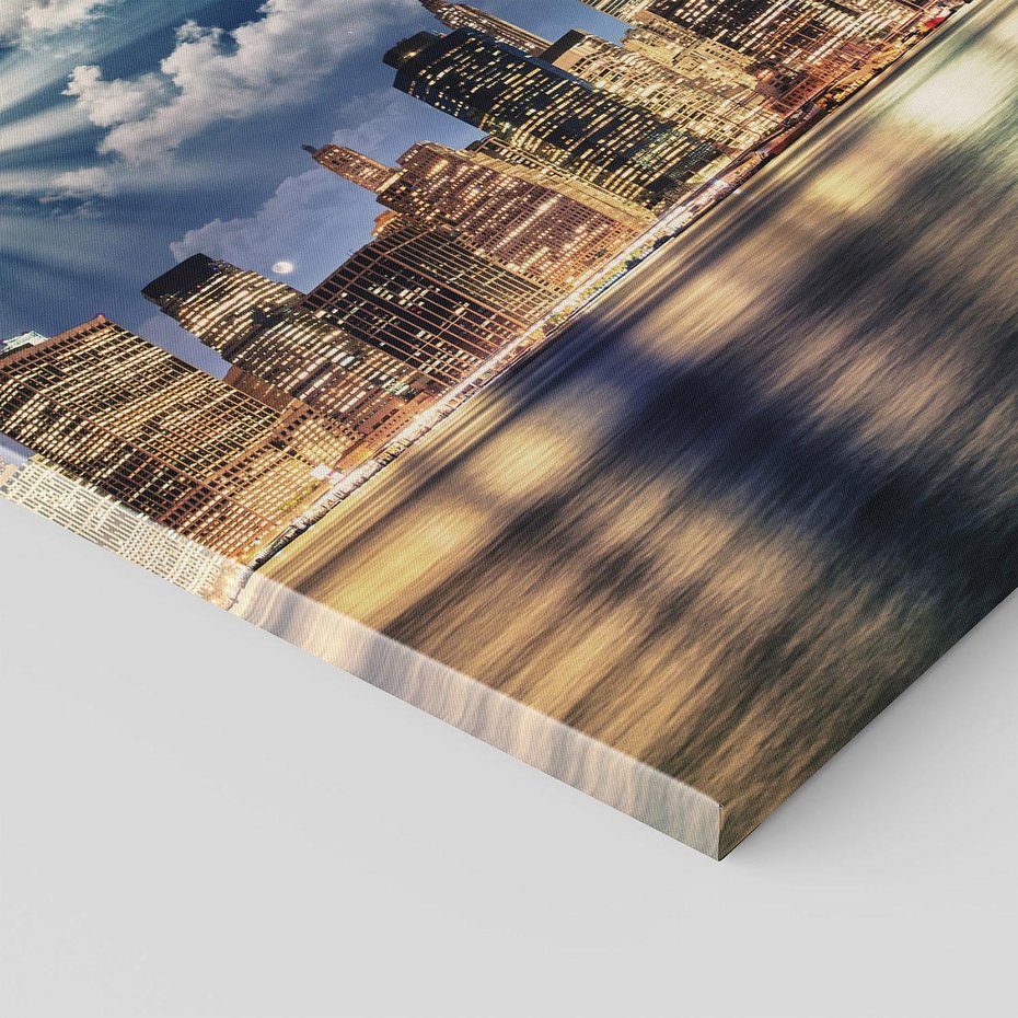 Obraz na płótnie 40x40 - Majestatyczny Manhattan - Nowy York, USA