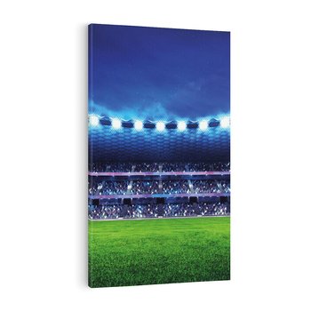 Obraz na płótnie 50x70 - Energia na stadionie - piłka, nożna