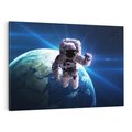 Obraz na płótnie 120x80 - Kosmiczna przygoda - kosmos, astronauta
