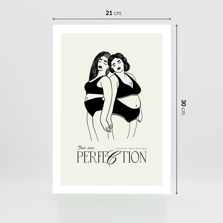 Plakat bez ramy 21x30 - Siła i Wspólnota - nowoczesna sztuka kobieca, plakat