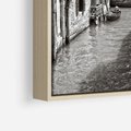 Obraz w ramie 80x120 - Zabłądzić w Wenecji - wenecja, kanały - rama drewno